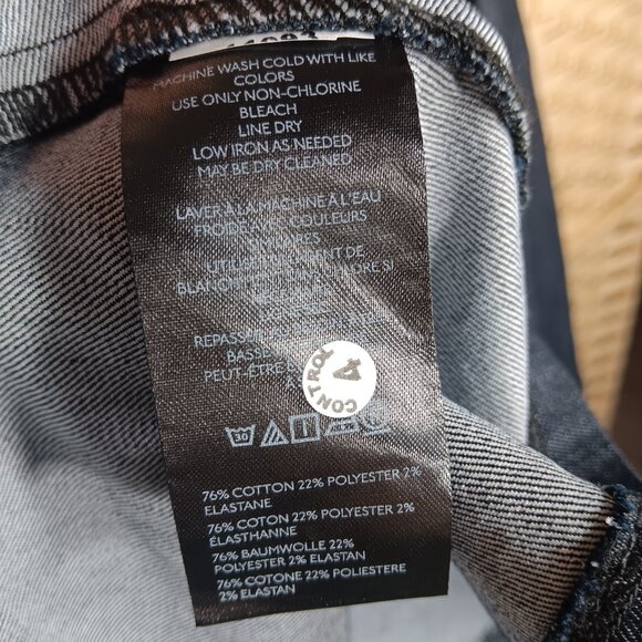 Anthropologie Pilcro Short-Sleeve Square-Neck Denim Mini Dress Babydoll NWT XS - Picture 11 of 11